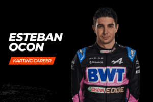 Esteban Ocon go kart racing