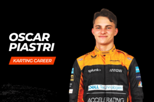 Oscar Piastri go kart racing
