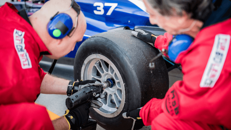 go-kart pit area maintenance and adjustments