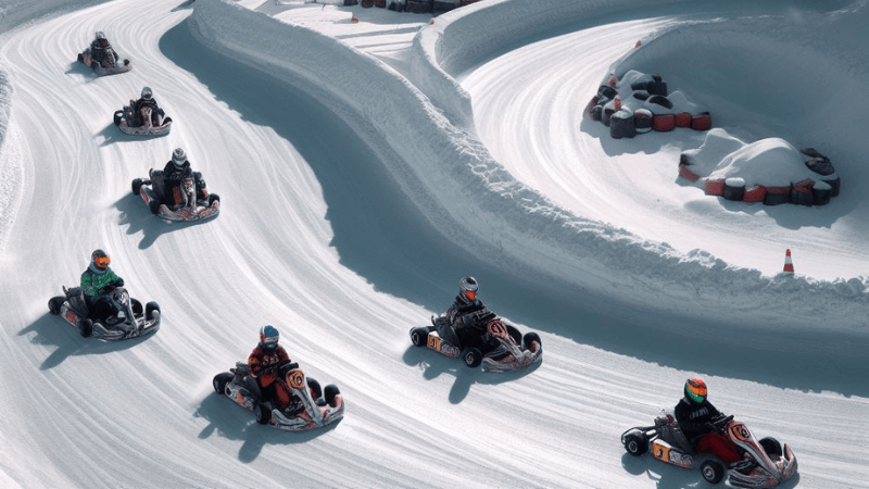 Snow Karting Events And Competitions