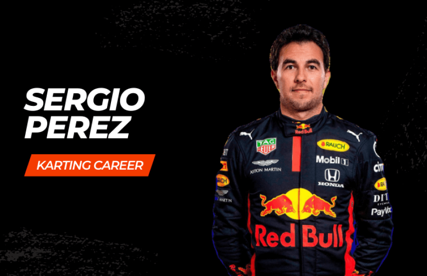 Sergio Perez go kart racing