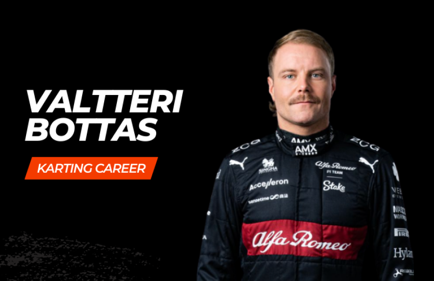 Valtteri Bottas go kart racing