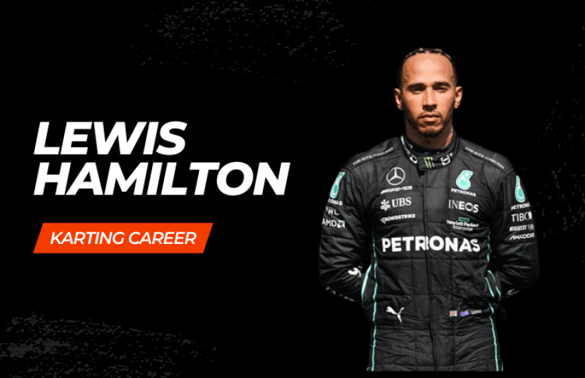 Lewis Hamilton go kart racing